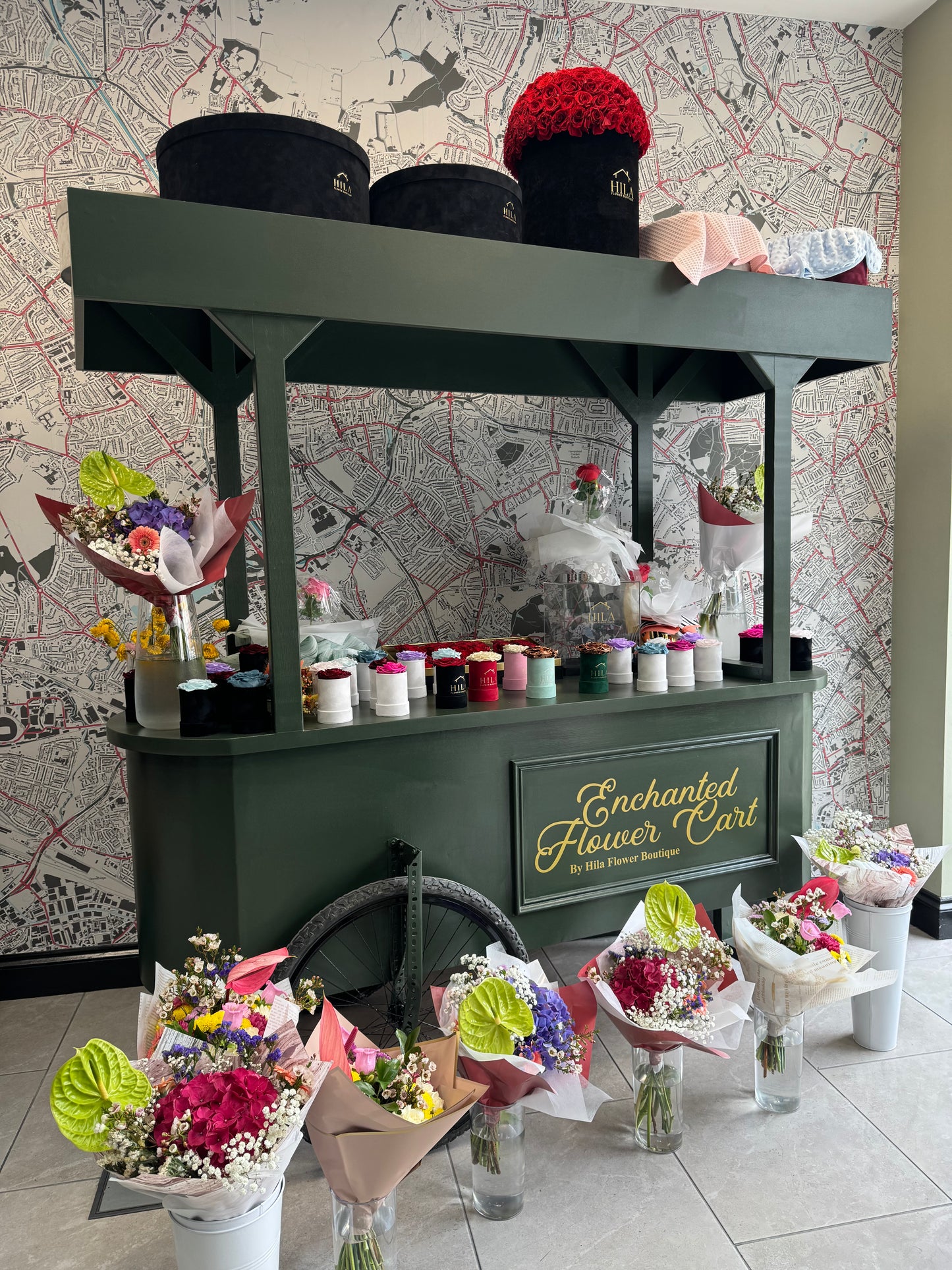 Enchanted Flower Cart